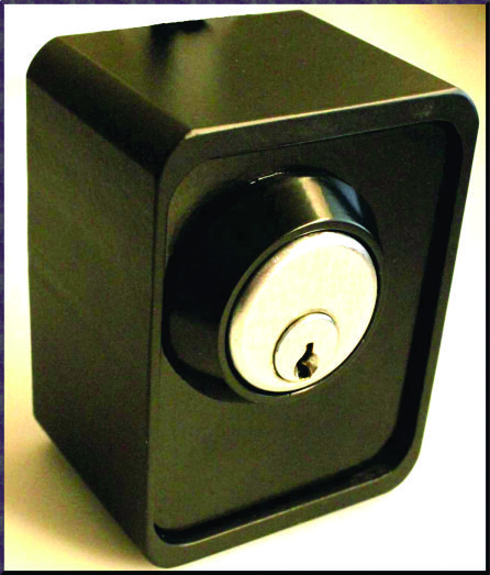 Front view of secure switch